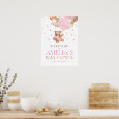 Teddy Bear Bear Bearly Wait Welcome Baby Shoster Poster (Küche)
