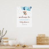 Teddy Bear Bear Bearly Wait Welcome Baby Shoster Poster (Küche)