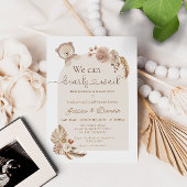 Teddy Bear Bear Brearly Wait Baby Shower Einladung