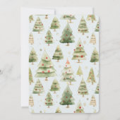 Teddy Bear Bearly Wait Holiday Boy Baby Shower Einladung (Rückseite)