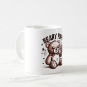 Teddy Bear Beary Happy Kaffeetasse (Vorderseite Links)