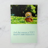 TEDDY BEAR BIRTHDAY CARD DANKESKARTE (Innenseite)
