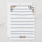 Teddy Bear Birthday Einladung (Rückseite)