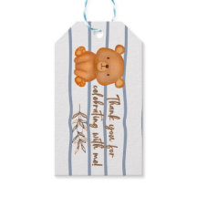 Teddy Bear Birthday Favor Tag