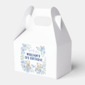 Teddy Bear Birthday Party Geschenkschachtel (Rückseite)