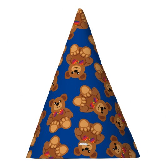 Teddy Bear Birthday Party Partyhütchen (Rechts)