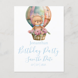 Teddy Bear Birthday Party Postkarte