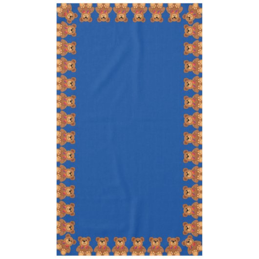 Teddy Bear Birthday Party Tischdecke (Vorderseite)