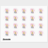 Teddy Bear Birthday Sticker - Maßgeschneidert (Blatt)