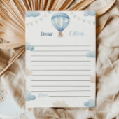 Teddy Bear Birthday Time Capsul Message Card Dankeskarte