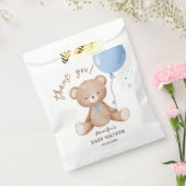 Teddy Bear Blue Balloon Babydusche Geschenktütchen (Versiegelt)