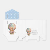 Teddy Bear Blue Balloon Bearly Wait Baby Geschenkschachtel (Ungefaltet)