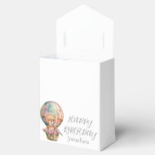 Teddy Bear Blue Balloon Bearly Wait Baby Geschenkschachtel (Geöffnet)