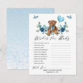 Teddy Bear Blue Balloon will Baby Game (Vorne/Hinten)