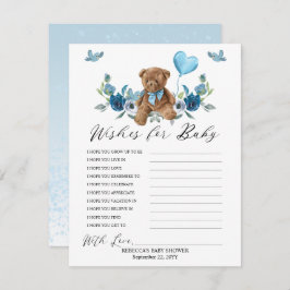 Teddy Bear Blue Balloon will Baby Game