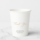 Teddy Bear Blue Balloons Babydusche Pappbecher (Rückseite)