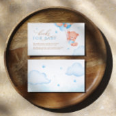 Teddy Bear Blue Balloons Book for Baby Begleitkarte