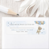 Teddy Bear Blue Book Gifted By (Insitu)