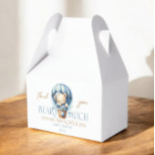 Teddy Bear Blue Hot Air Ballon Geschenkschachtel