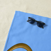 Teddy Bear Blue Strandtuch (Beispiel)