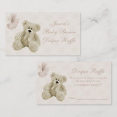 Teddy Bear Blume Windelwindung Begleitkarte (Vorne/Hinten)