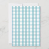 Teddy Bear Boat Baby Shower Einladung (Rückseite)