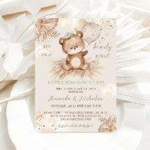 Teddy Bear Boho Baby Shower
