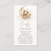 Teddy Bear Books for Baby Boy Card Begleitkarte (Vorderseite)