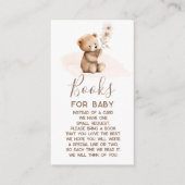 Teddy Bear Books for Baby Card Begleitkarte (Vorderseite)