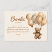 Teddy Bear Books for Baby Gender Neutral Begleitkarte (Vorderseite)