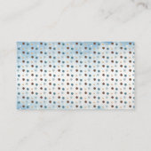 Teddy Bear Boy Babydusche Windelwindeln Begleitkarte (Rückseite)