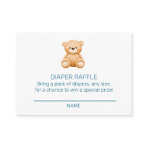 Teddy Bear Boy Blue Baby Dusche