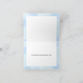 Teddy Bear Boyl Hot Air Ballon Danke Karte (Innenseite)