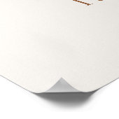 Teddy Bear, Brown Balloon, Erster Geburtstag Willk Poster (Ecke)