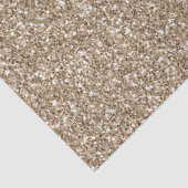 Teddy Bear Brown Gold Glitzer Seidenpapier (Detail)