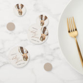 Teddy Bear, Brown Hot Air Ballon, Babydusche Konfetti (Gruppe)