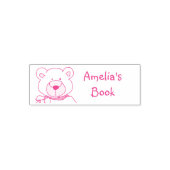 Teddy Bear Buchzeichen Briefmarke Permastempel (Design)