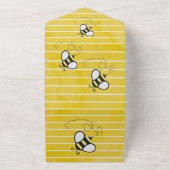 Teddy Bear Bumblebee Honey Babydusche All In One Einladung (Außenbereich)