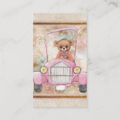 Teddy Bear Business Card Visitenkarte (Rückseite)