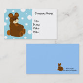 Teddy Bear Business Visitenkarte (Vorne/Hinten)