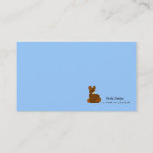 Teddy Bear Business Visitenkarte (Rückseite)