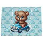 Teddy Bear Cars Große Geschenktüte (Vorderseite)
