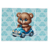 Teddy Bear Cars Große Geschenktüte (Rückseite)