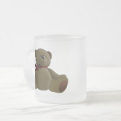 Teddy Bear Cartoon Mattglastasse (Vorderseite Links)