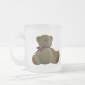 Teddy Bear Cartoon Mattglastasse (Links)