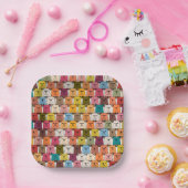 Teddy Bear Cartoon Pappteller (Party)