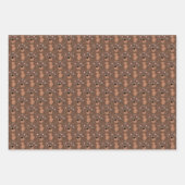 Teddy Bear Childrens animiert Geschenkpapier Set (Vorderseite)