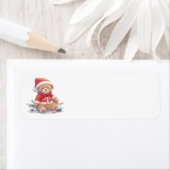 Teddy Bear Christmas Address Labels (Insitu)