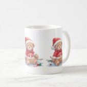 Teddy Bear Christmas Kaffeetasse (VorderseiteRechts)