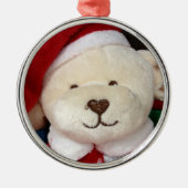 TEDDY BEAR CHRISTMAS ORNAMNET ORNAMENT AUS METALL (Vorne)